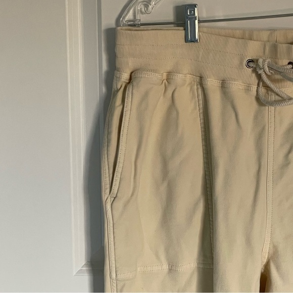 New! Faherty Reset Day Jogger Pant Birch Cream nwot 18763 - Picture 8 of 14